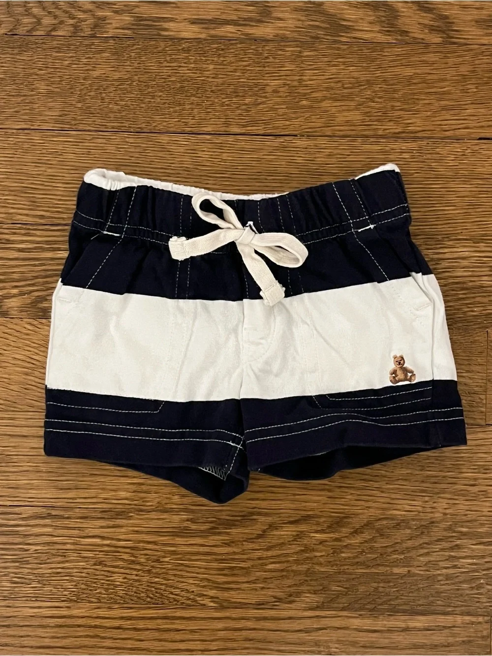 Baby Gap Boys Bundle 0-3 Months Bottoms Shorts Pants Sleeper Blue Striped